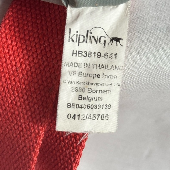 Kipling Red Shoulder Bag - Picture 11 of 16